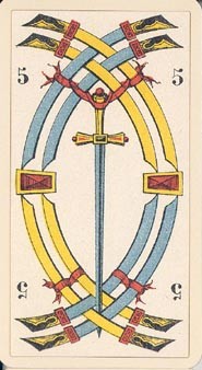 Carta del Tarot EL CINCO