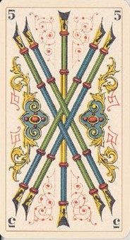 Carta del Tarot EL CINCO