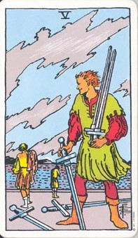 Carta del Tarot EL CINCO