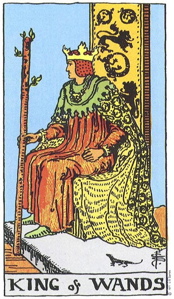 Carta del Tarot rey de bastos