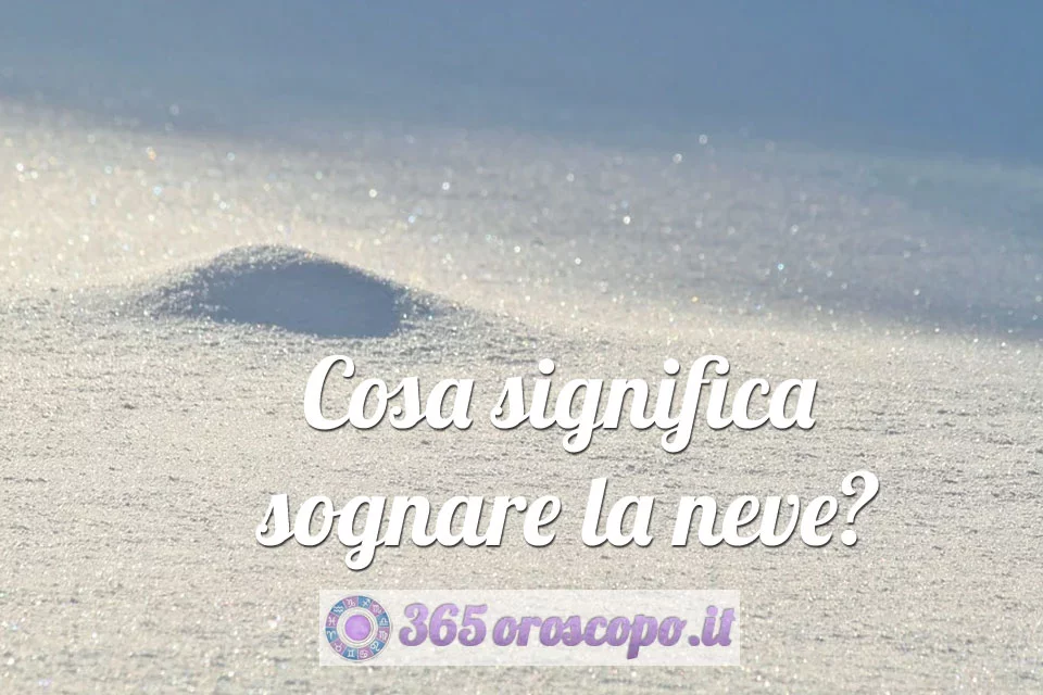 Soñar con nieve Soñar con nieve