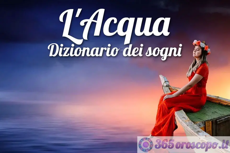 Soñar con agua Soñar con agua