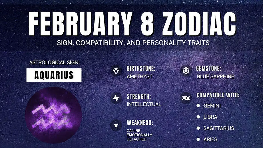 Signo del zodíaco del 8 de febrero - Zodiac.rjuuc.edu.np