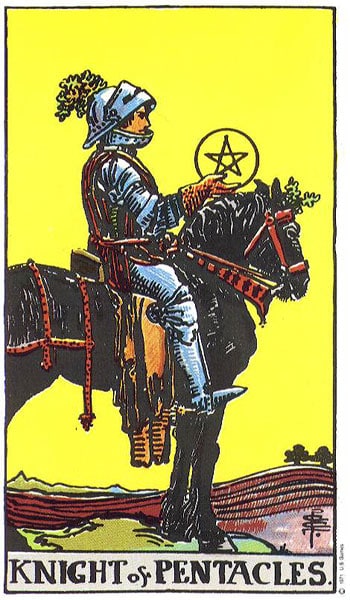 Carta del Tarot Caballo de dinero