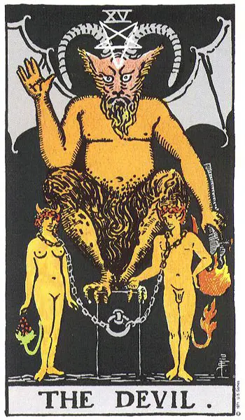 Carta del Tarot El diablo