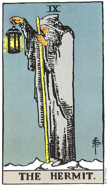 Carta del Tarot el recluso