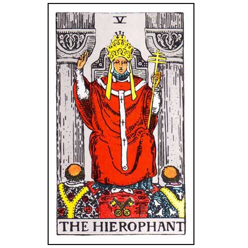 El Papa en el Tarot: Significado