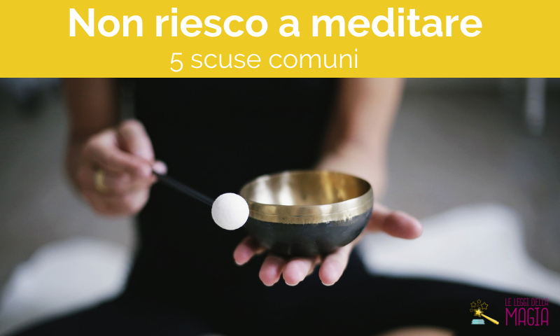 No puedo meditar: 5 excusas comunes