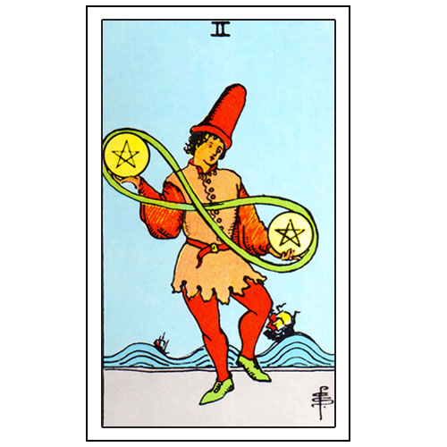 Tarot Dos de Oros: Significado
