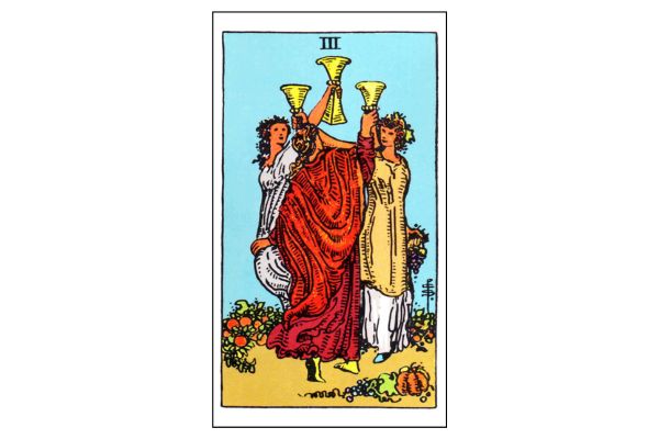 Tarot Tres de Copas: Significado