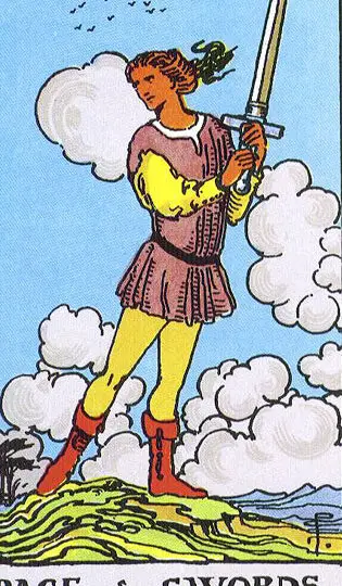 La Sota de Espadas b – Truly Teach Me Tarot