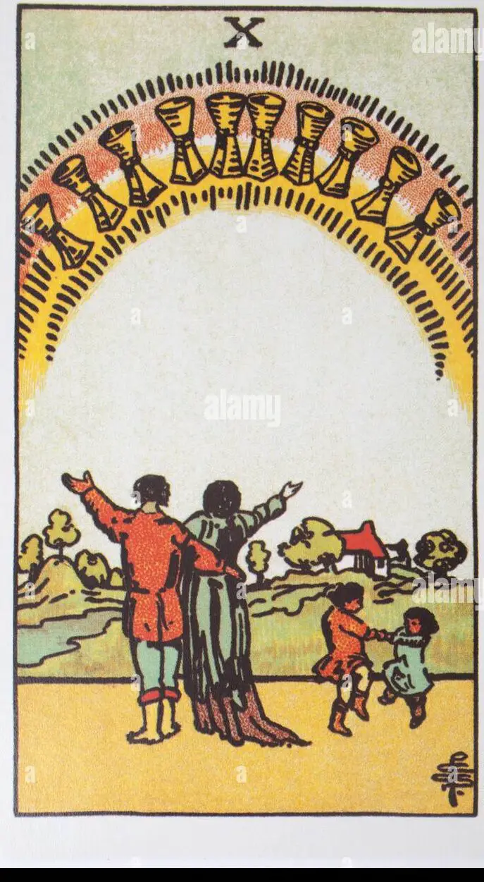 Tarot diez de copas fotografías e imágenes de alta resolución - Alamy