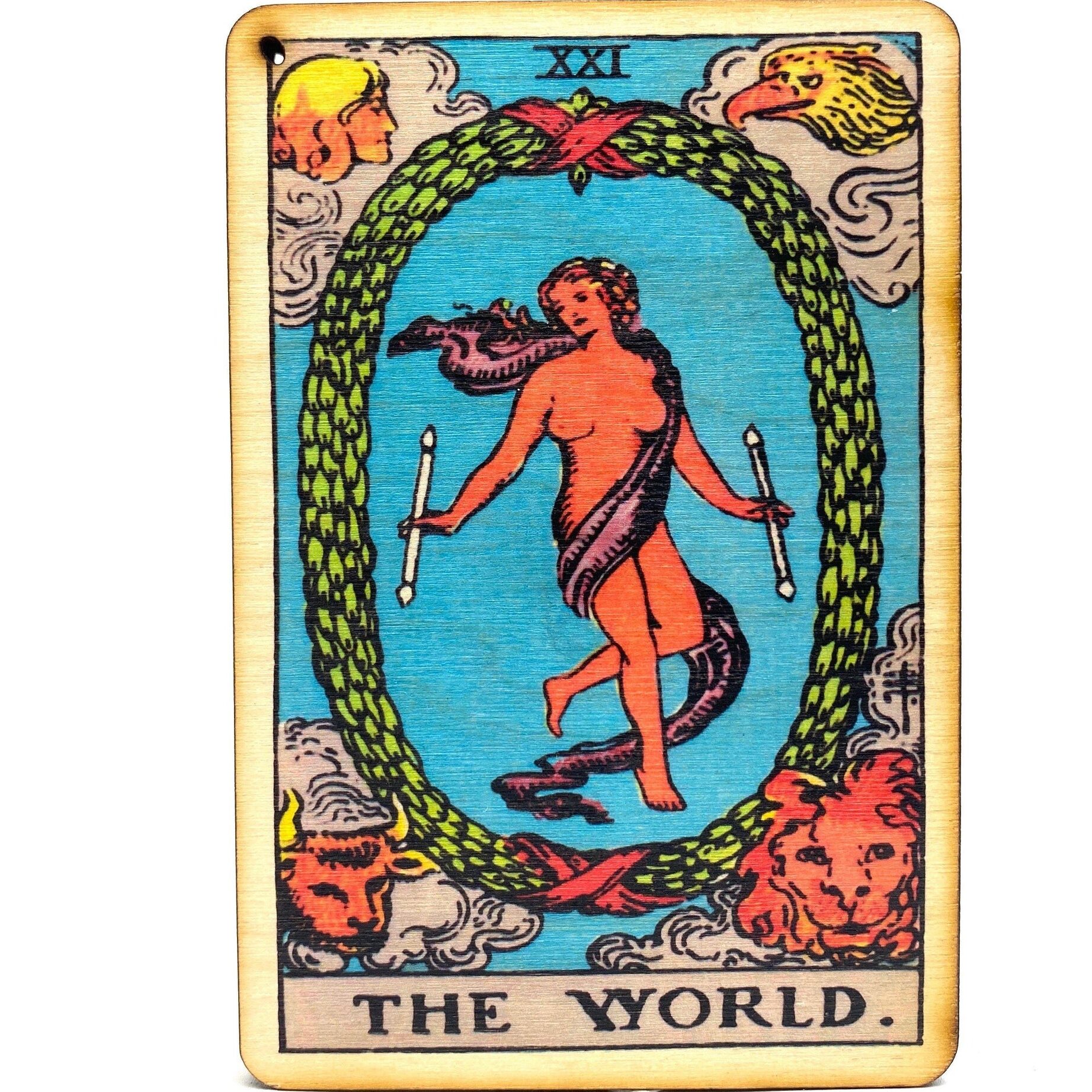 La Carta del Tarot Mundial - La Carta del Tarot Mundial - Tapiz |