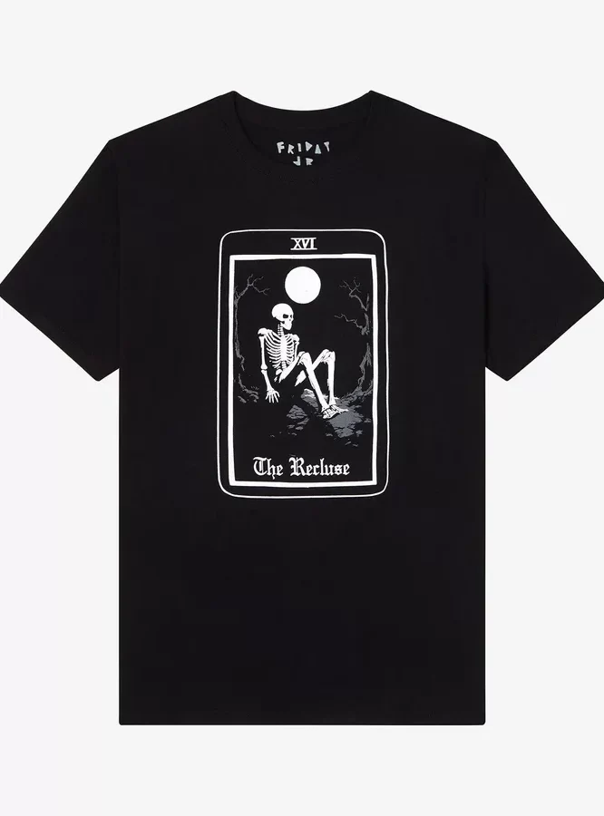 Camiseta Hot Topic Recluse Skeleton Tarot de Friday Jr ...