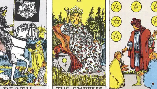 Vinculación de cartas del Tarot – Muerte, La Emperatriz, Seis Oros – Verdaderamente...