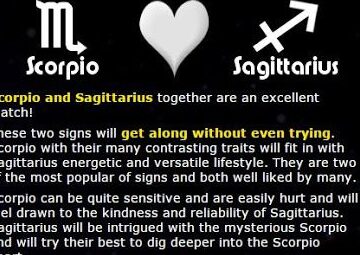 11 citas sobre las relaciones ESCORPIO-SAGITARIO |