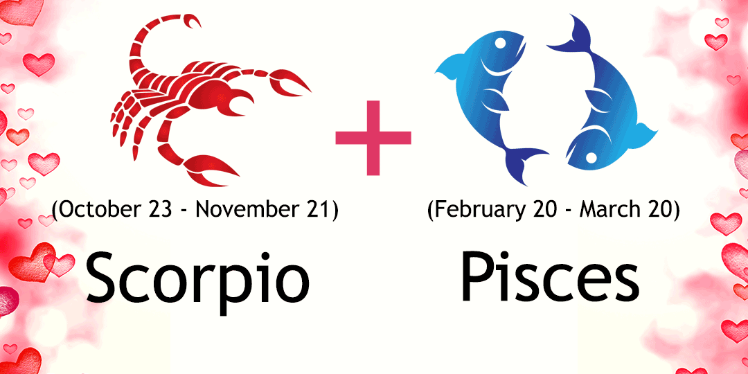 Datos del zodíaco Escorpio y Piscis.