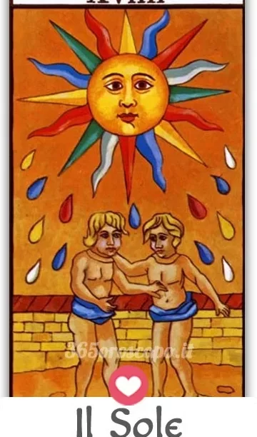 Il Sole – tarocchi dell'amore - oroscopo