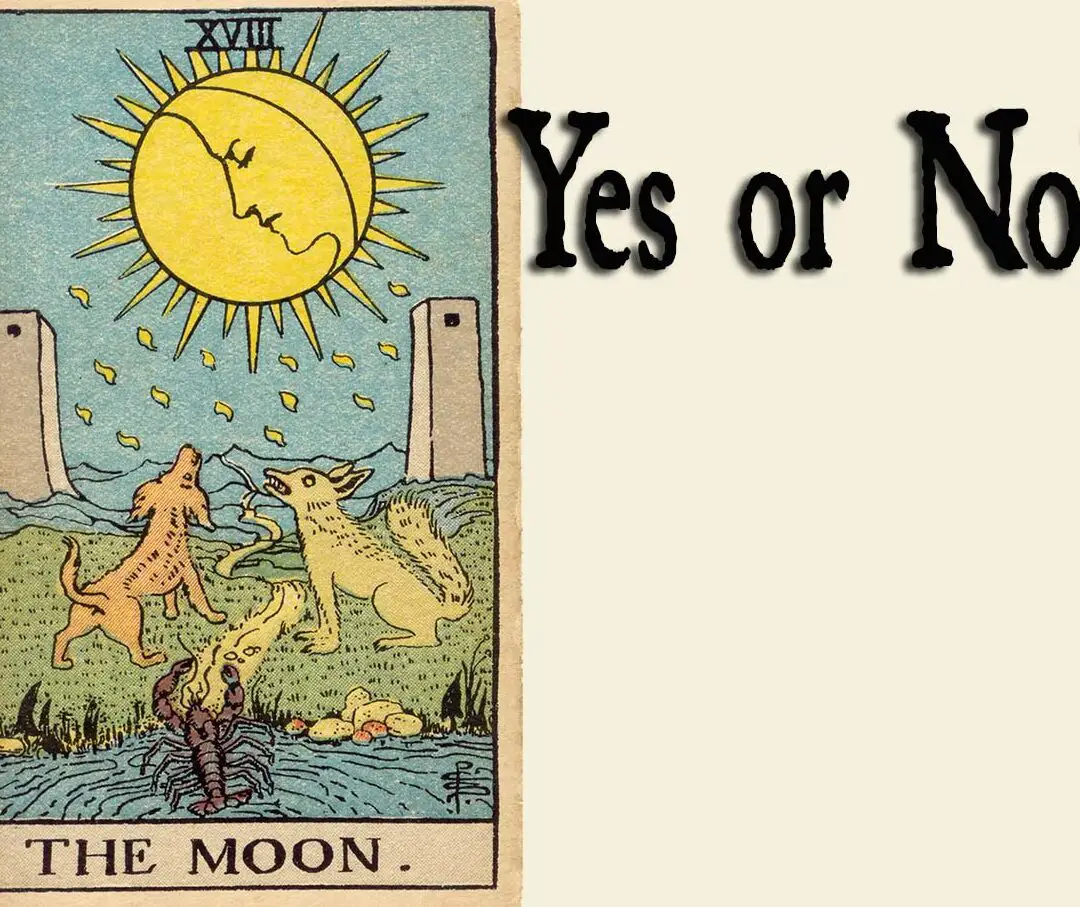 La Carta del Tarot de la Luna: ¿Sí o No?