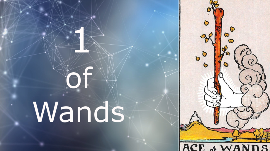 As de Bastos - Impresión de Cartas del Tarot - Arcanos Menores - Tarot - Carteles...