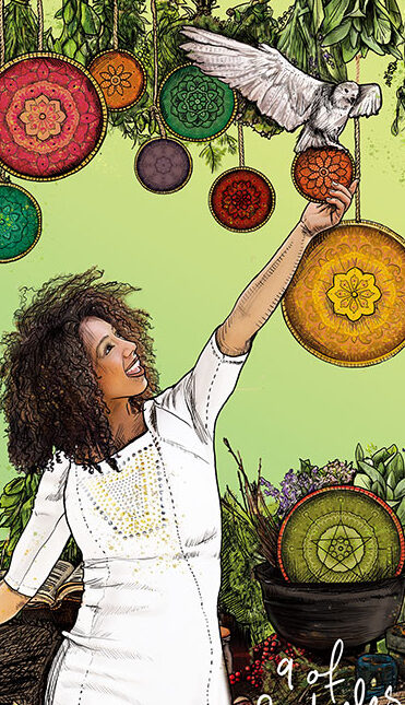 Significados del Tarot del Vidente de la Luz 9 de Oros – El Tarot del Vidente de la Luz ...